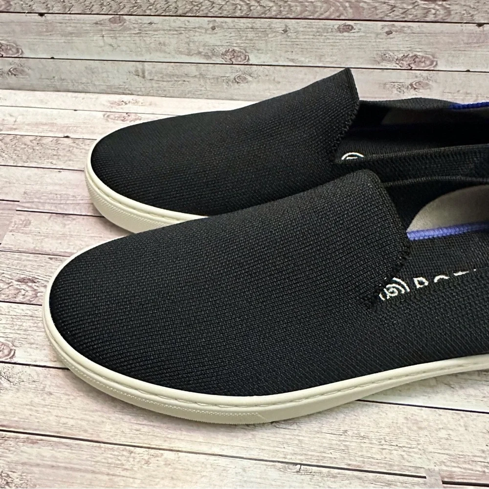 Rothys womens  Black Slip-On Shoes Loafers size 7'.5